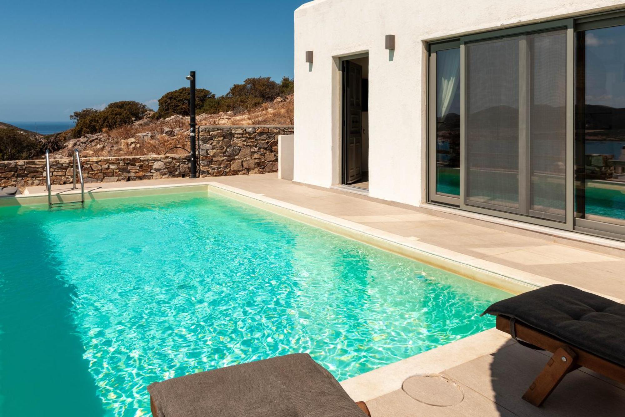 Deja Blue Villa 1 Agios Georgios  外观 照片
